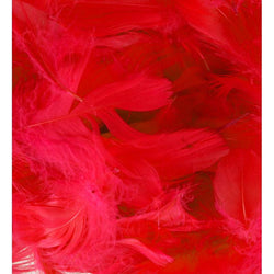 OAKTREE Feathers - Red No. 16 - 3inch-5inch 50g - Lilly Grace Crafts
