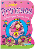 Pretty Princess and Dinosaurs Colouring & Activity Book Set - Lilly Grace Crafts