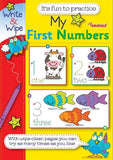 My First Numbers and ABC Write & Wipe Book Set - Lilly Grace Crafts