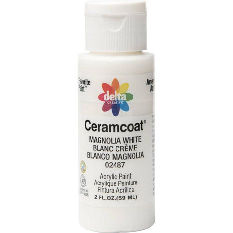 Plaid Enterprises, Inc 2 Oz Ceramcoat Magnolia White - Lilly Grace Crafts