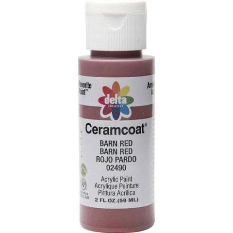 Plaid Enterprises, Inc 2 Oz Ceramcoat Barn Red - Lilly Grace Crafts