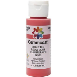 Plaid Enterprises, Inc 2 Oz Ceramcoat Bright Red - Lilly Grace Crafts