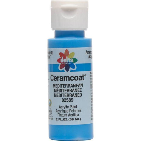 Plaid Enterprises, Inc 2 Oz Ceramcoat Mediterranean - Lilly Grace Crafts