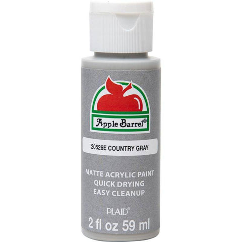 Plaid Enterprises, Inc Country Grey - Apple Barrel - Acrylic 2 Oz - Lilly Grace Crafts