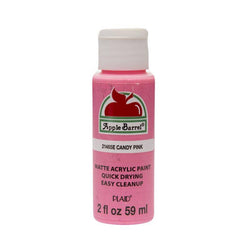 Plaid Enterprises, Inc Candy Pink - Apple Barrel - Acrylic 2 Oz - Lilly Grace Crafts