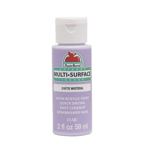 Plaid Enterprises, Inc Apple Barrel Multi-Surface Acrylic Paint 2fl oz - Wisteria - Lilly Grace Crafts