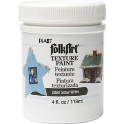 Plaid Enterprises, Inc Folkart Texture Paint 4Oz White - Lilly Grace Crafts
