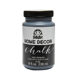 Plaid Enterprises, Inc Folkart - Home Decor Chalk 8Oz Rich Black - Lilly Grace Crafts