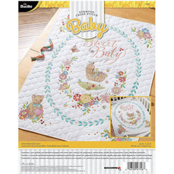 Plaid Enterprises, Inc Bucilla Sweet Baby Crib Cover - Lilly Grace Crafts
