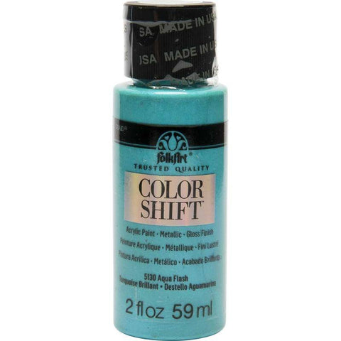 Plaid Enterprises, Inc Folkart - Colour Shift 2 Oz Aqua Flash - Lilly Grace Crafts