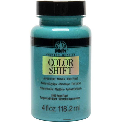 Plaid Enterprises, Inc Folkart - Colour Shift 4Oz Aqua Flash - Lilly Grace Crafts