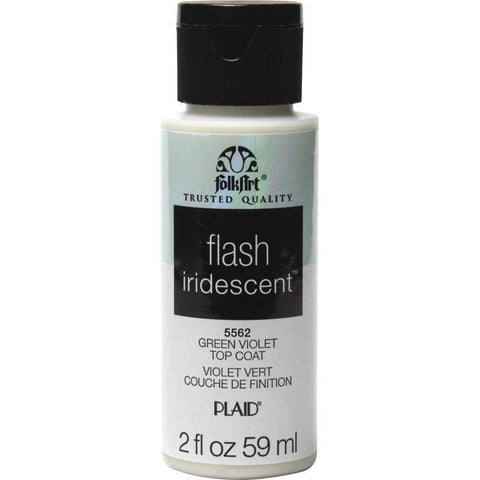 Plaid Enterprises, Inc Flash Iridescent Green Violet 2 Oz. - Lilly Grace Crafts