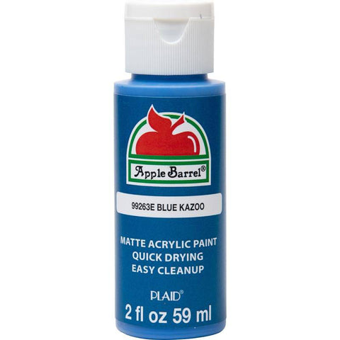 Plaid Enterprises, Inc Blue Kazoo - Apple Barrel - Acrylic 2 Oz - Lilly Grace Crafts