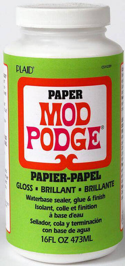 Mod Podge Paper Mod Podge - Gloss  16 Oz. - Lilly Grace Crafts
