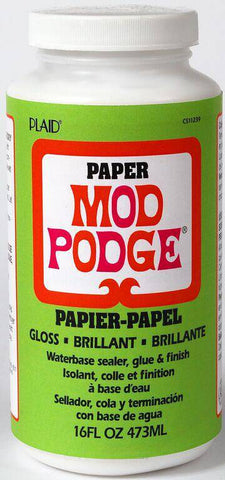 Mod Podge Paper Mod Podge - Gloss  16 Oz. - Lilly Grace Crafts