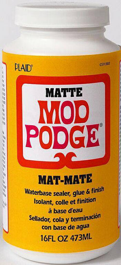 Plaid Mod Podge Matte Glue White 16 oz