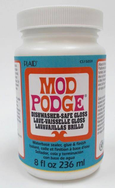 Mod Podge Hard Coat Waterbase Sealer, Glue and Finish, Clear, 16 oz. 