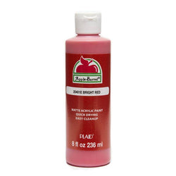 Plaid Enterprises, Inc Bright Red - Apple Barrel - Acrylic 8oz - Lilly Grace Crafts