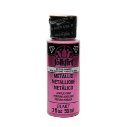 Plaid Enterprises, Inc F - A2 Oz Met Rose Shimmer - Lilly Grace Crafts