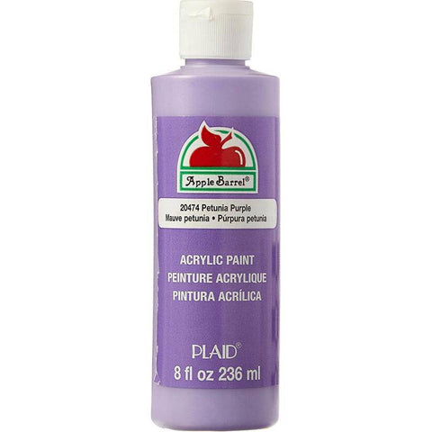 Plaid Enterprises, Inc Petunia Purple - Apple Barrel - Acrylic 8oz - Lilly Grace Crafts