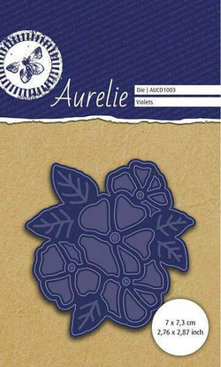 Craftlines BV Aurelie Violets Die - Lilly Grace Crafts
