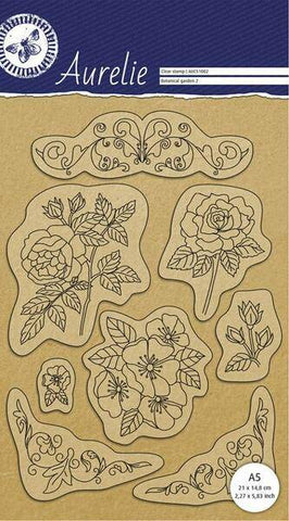 Craftlines BV Botanical Garden 2 Clear Stamps - Lilly Grace Crafts