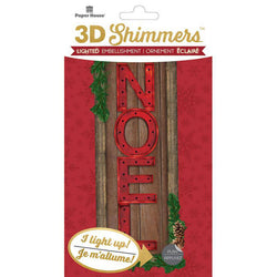 Paper House Productions Christmas Noel Embellishment Led Shimmers - Lilly Grace Crafts