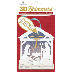 Paper House Productions Christmas Nativity Embellishment Led Shimmers - Lilly Grace Crafts