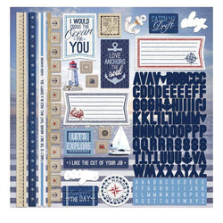 Paper House Productions Sticker - Cardstock - Nautical - Lilly Grace Crafts