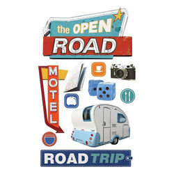 Paper House Productions Sticker - 3D - Road Trip - Lilly Grace Crafts