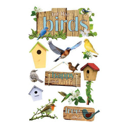 Paper House Productions Sticker - 3D - Birds - Lilly Grace Crafts