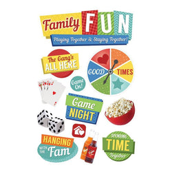 Paper House Productions Sticker - 3D - Family Fun - Lilly Grace Crafts