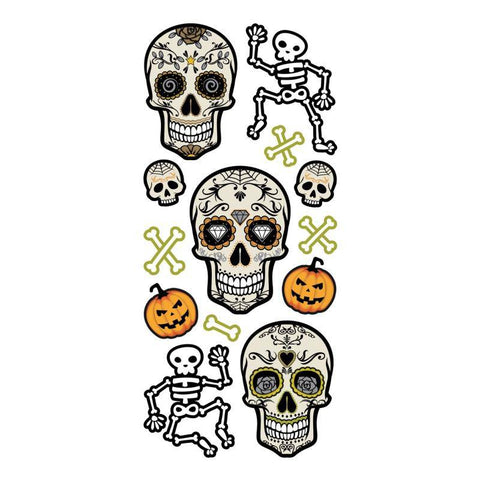 Paper House Productions Sticker - Puffy - Skeletons - Lilly Grace Crafts