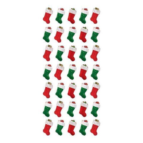 Paper House Productions Sticker - Puffy - Christmas Stockings - Lilly Grace Crafts