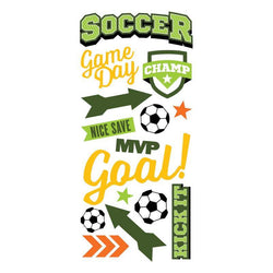 Paper House Productions Sticker - Puffy - Soccer Champ - Lilly Grace Crafts