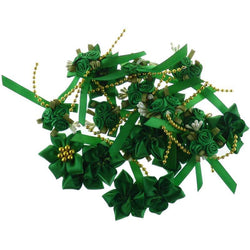Stenco Products Ltd Emerald Roses, beads and Leaves - Lilly Grace Crafts