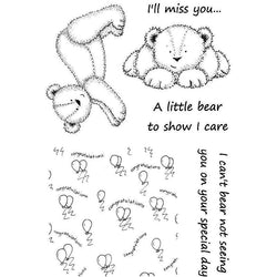 Clear Stamps LM Vanillia a Little Bear Clear Stamps - Lilly Grace Crafts