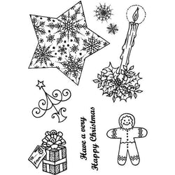 Clear Stamps - Sue Dix SD Snowflake Star Clear Stamps - Lilly Grace Crafts