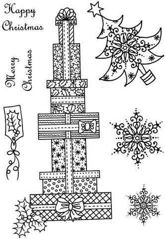 Personal Impressions Huge Stack of Presents Clear Stamp - Lilly Grace Crafts