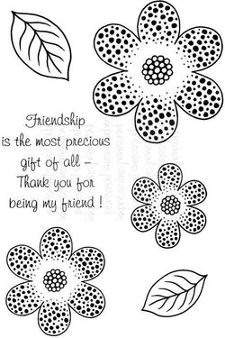 Sweet Dixie SD Dotty Daisy - Clear Stamp - Lilly Grace Crafts