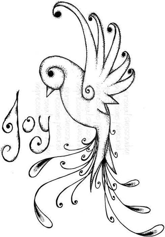 Lindsay Mason Designs Tattoo Bird - Clear Stamp - Lilly Grace Crafts