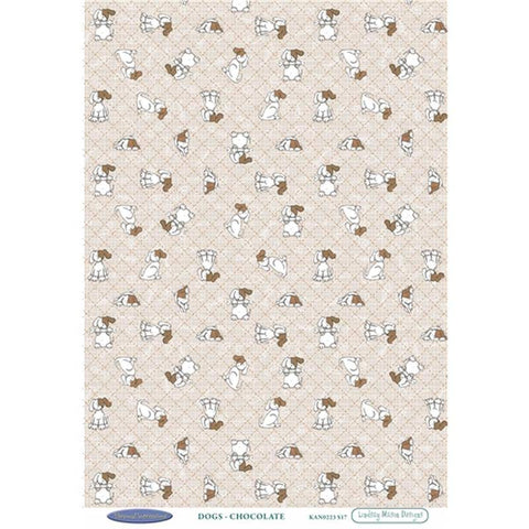 Lindsay Mason Designs Lindsay Mason Dogs Chocolate Cardstock 10 Sheets - Lilly Grace Crafts