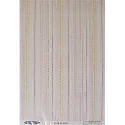 Lindsay Mason Designs Lindsay Mason Pink Stripe Cardstock 10 Sheets - Lilly Grace Crafts