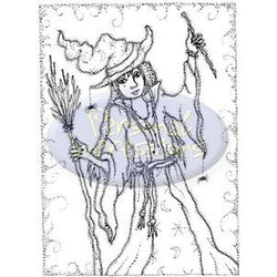 Rubber Stamps LM ATC Spellcaster Rubber Stamp - Lilly Grace Crafts