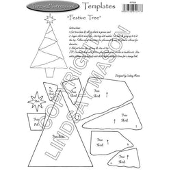 Lindsay Mason Designs Lindsay Mason Festive Tree Templates 10 Sheets - Lilly Grace Crafts