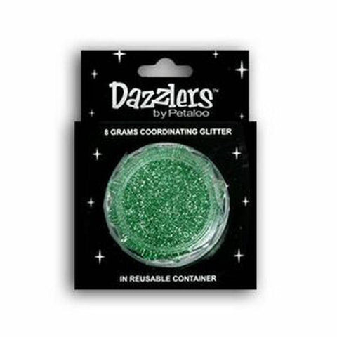 Petaloo 8 gram Glitter Tubs - Chart Green - Lilly Grace Crafts