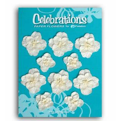 Petaloo Hydrangeas x 10 - Cream - Lilly Grace Crafts