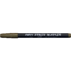 Uchida Olive Brown Brush Marker - Lilly Grace Crafts