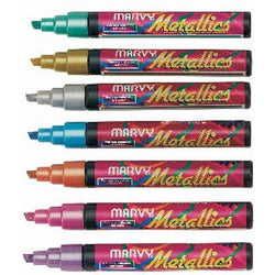 Uchida Marvy 180 Metallic Markers 12 Display - Lilly Grace Crafts