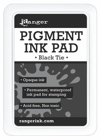 Ranger Industries Black Tie Pigment Ink Pad - Lilly Grace Crafts